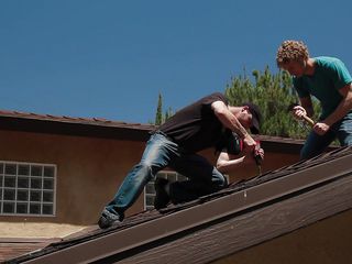 roofers spy on couple fucking