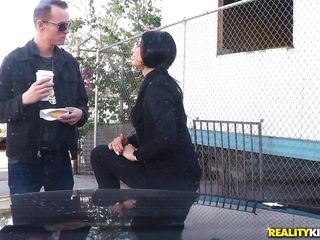 busty latina gets fucked by the police officer